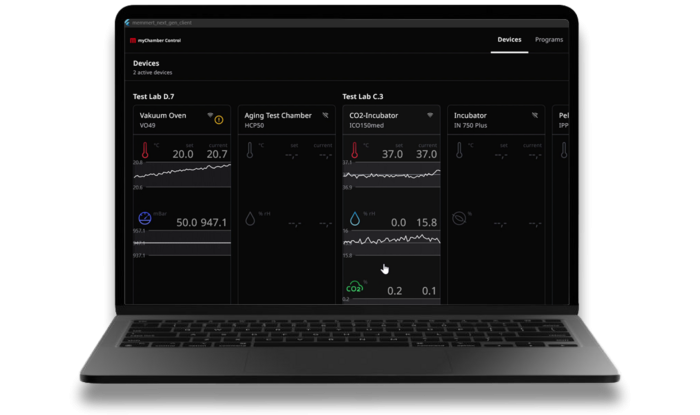 Memmert Digital Solutions myChamber Memmert Digital Solutions myChamber